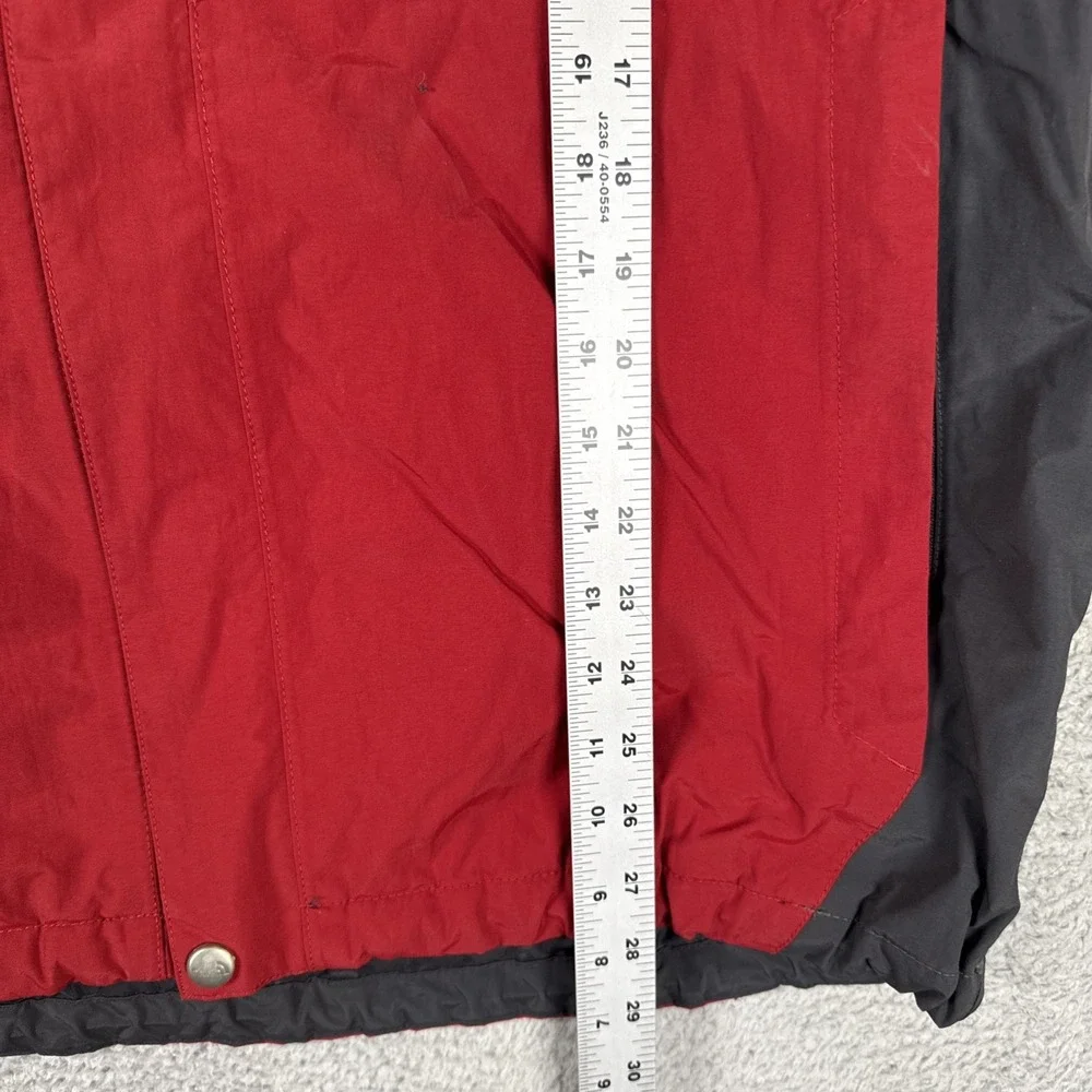 The North Face Jacket Men's Large Red Hyvent Outdoor Hooded Full Zip *No Liner